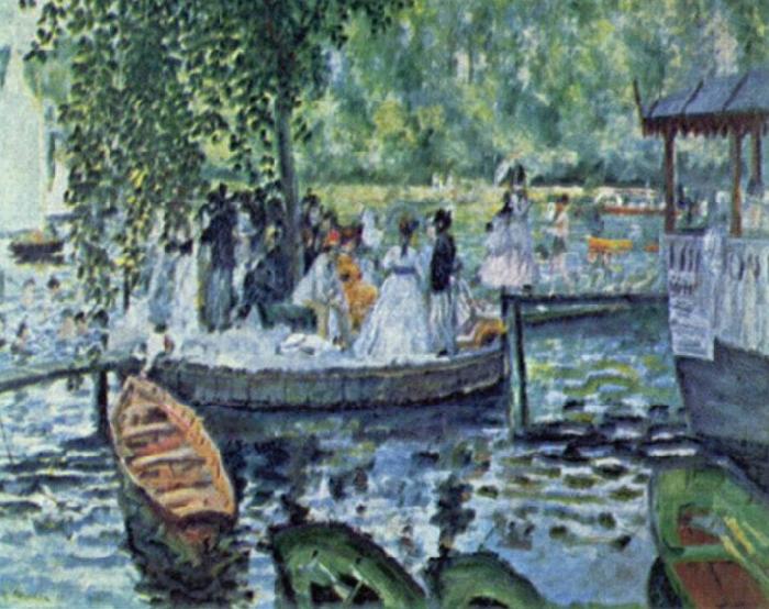 La Grenouillere, Pierre-Auguste Renoir